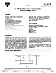 SI91843 datasheet pdf Vishay