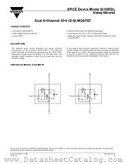 SI1900DL-DS datasheet pdf Vishay