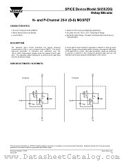 SI6562DQ-DS datasheet pdf Vishay