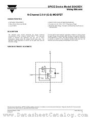 SI9428DY-DS datasheet pdf Vishay