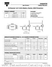 SI6880EDQ datasheet pdf Vishay