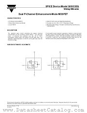 SI6933DQ-DS datasheet pdf Vishay