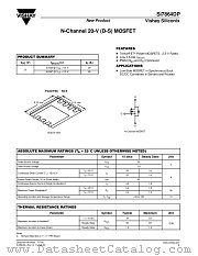 SI7864DP datasheet pdf Vishay