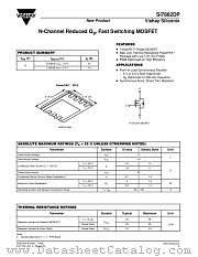 SI7882DP datasheet pdf Vishay