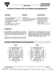 DG9408 datasheet pdf Vishay