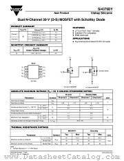 SI4376DY datasheet pdf Vishay