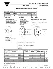 TN2404KL datasheet pdf Vishay