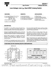 DG2017 datasheet pdf Vishay