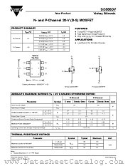 SI3586DV datasheet pdf Vishay