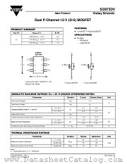 SI3973DV datasheet pdf Vishay