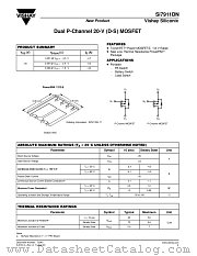 SI7911DN datasheet pdf Vishay