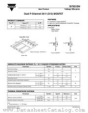 SI7921DN datasheet pdf Vishay