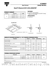 SI7983DP datasheet pdf Vishay