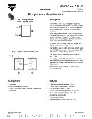 GS809C datasheet pdf Vishay