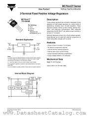 MC7800 datasheet pdf Vishay