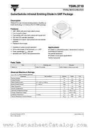 TSML3710 datasheet pdf Vishay