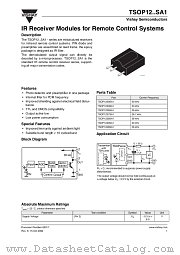 TSOP12..SA1 datasheet pdf Vishay