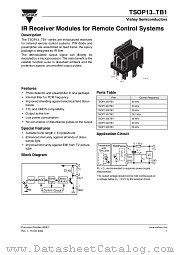 TSOP13..TB1 datasheet pdf Vishay