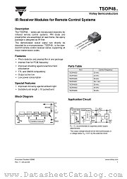 TSOP48.. datasheet pdf Vishay