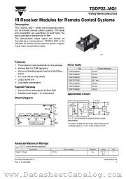 TSOP22..MQ1 datasheet pdf Vishay