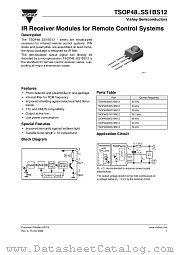 TSOP48..SS1BS12 datasheet pdf Vishay