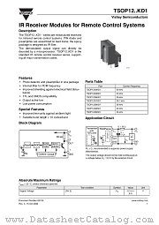 TSOP12..KD1 datasheet pdf Vishay