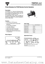 TSOP341..LL1 datasheet pdf Vishay