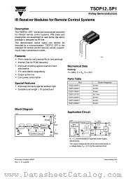 TSOP12..SP1 datasheet pdf Vishay