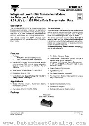 TFDU5107 datasheet pdf Vishay