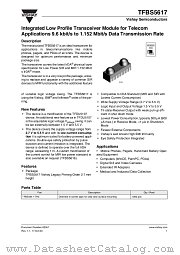 TFBS5617 datasheet pdf Vishay