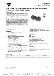 TFBS6614 datasheet pdf Vishay