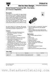 TFBS4710 datasheet pdf Vishay