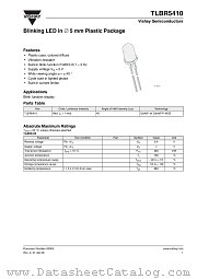 TLBR5410 datasheet pdf Vishay