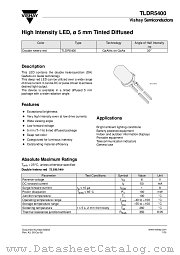 TLDR5400 datasheet pdf Vishay