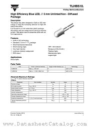 TLHB510. datasheet pdf Vishay