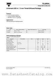 TLUR44.. datasheet pdf Vishay