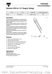 TLRY4220 datasheet pdf Vishay