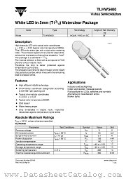 TLHW5400 datasheet pdf Vishay