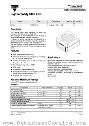 TLMW3145 datasheet pdf Vishay