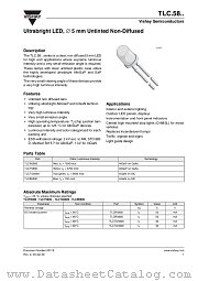 TLC.58.. datasheet pdf Vishay