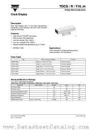 TDC.10..M datasheet pdf Vishay