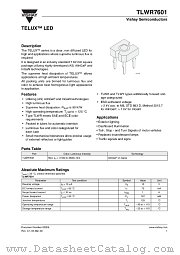 TLWR7601 datasheet pdf Vishay