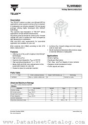 TLWR8901 datasheet pdf Vishay