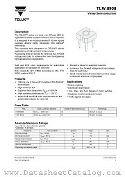 TLW8900 datasheet pdf Vishay