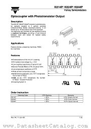 K814P datasheet pdf Vishay