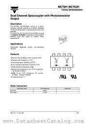 MCT6H datasheet pdf Vishay