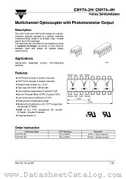 CNY74-2H datasheet pdf Vishay