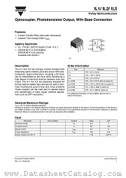 IL2 datasheet pdf Vishay