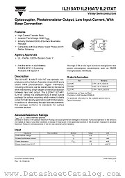 IL217AT datasheet pdf Vishay