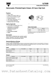 IL755B datasheet pdf Vishay